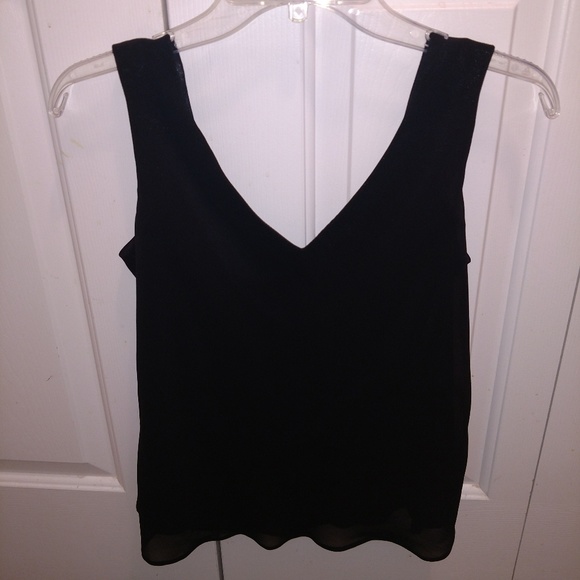 Alex Evenings Black Layered Blouse - Picture 4 of 5